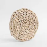 플레이팅 라탄식 컵받침/ 11cm 원형 티코스터