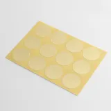 25mm 컬러 원형스티커 12매세트(골드)/ 칭찬스티커