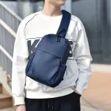 남성 크로스바디 가슴가방 대용량 캐주얼 데일리