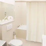 커튼 반투명 샤워 컬러 중 미색