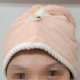 극세사 헤어 드라이 타월 머리전용 수건