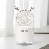 솔솔바람 가습기 선풍기 무드등 USB 미스트선풍기
