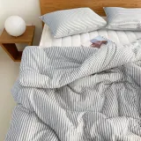 캔디 스트라이프 옥수수솜 사계절 차렵이불(세트) SS Q