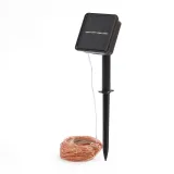 태양광 LED 100구 와이어 전구(10m) (백색)루프탑조명