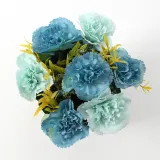 프리티플 카네이션 조화 화분(블루그린) 인조꽃 화분장식
