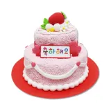 클레이 2단 축하 케이크 5인 만들기 교구 재료