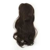 루즈 웨이브 긴머리 통가발(브라운)