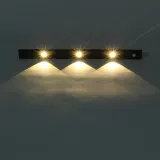 USB충전 무선 동작감지 LED 센서등(40cm) (블랙)
