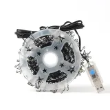 LED 300구 검정선 USB 지네전구 7.5m 리모컨포함