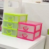 악세서리보관함 미니서랍장 사무 소품 3단 탁상 플라스틱