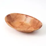 네츄럴 타원형 우드볼(25.5cm) 견과류 앞접시