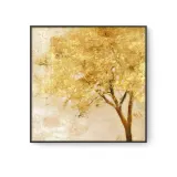 인테리어 골드 돈나무 그림액자D(70CM*70CM)