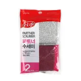 파트너 수세미 2매입 주방수세미
