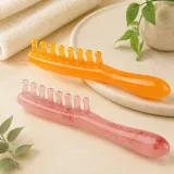 두피 마사지 괄사빗 전신 지압 브러시 2컬러