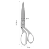 실버 스텐 재단가위(26.5cm) / 행사용 커팅식 금장가위