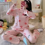 [HAT] 가을 홈웨어 봄 원피스 신상 상하의 긴팔 여자 잠옷 세트
