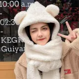방한 귀달이 모자 스키장 후드 워머 보온 군밤 모자 방한용품