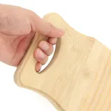 손세탁 대나무 빨래판(40x15cm) (라운드) 나무빨래판