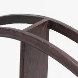 원형 찻잔 다관 장식장원목 미니선반