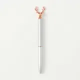 사슴 유성볼펜(무광실버)