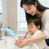 세면대 수도꼭지 연장 실리콘 커버 유아용 연장기