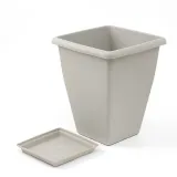 가드닝 화분+받침대 세트(30x36cm)대형 인테리어화분