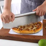 도우커팅 반달 피자커터 스텐 베이킹 반죽 피자칼