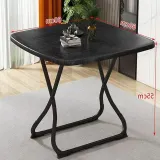 네모 접이식 테이블 블랙 60cm 밥상 식탁 책상