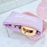 퍼플 데일리 화장품 미니 파우치 가방