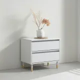 디포랙 2단 서랍 협탁 600 C2051