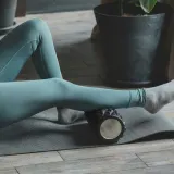 굿라인 돌기 마사지 폼롤러 요가 홈트 45cm 블랙