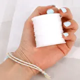 나일론 매듭실 0.8mm 화이트