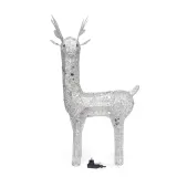 LED 반짝반짝 루돌프사슴장식 디스플레이 110cm 실버
