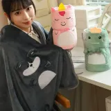 담요 미니 블랭킷 담요 극세사 똑딱이 이불 무릎 캐릭터