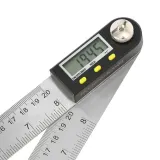 360도 디지털 각도기(20cm)/목공용 스틸자 각도측정기