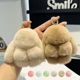 키링 열쇠고리 10cm 토끼 인형 가방 액세서리 장식 자동차 키홀더