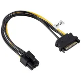 SATA 파워 15핀 / PCI-E 6핀 전원 케이블 NSV6PN