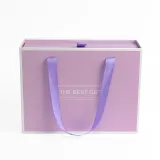 더베스트 선물상자 기프트백(퍼플)(23.5x17cm) 선물백