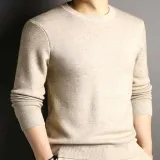 남자 겨울 가을 니트 스웨터 라운드넥 캐주얼