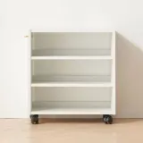 디포랙 화이트 이동식 3단 선반 590
