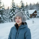 겨울철 아웃도어 방한 이어워머 캠핑 등산용