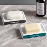 비누받침 무타공 부착형 비누트레이 비누홀더 비누각 물빠짐비누받침대 욕실비누걸이 비누대