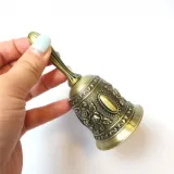 콜벨 앤틱 핸드벨 종 문양 황동 테이블종