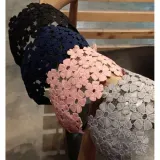 [당일배송] 플라워 레이스 무지 넓은 헤어밴드 머리띠