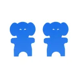 코끼리 캐릭터 북엔드 2p (MB-101) 블루