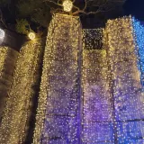500구 투명선 LED 웜색 지니전구 트리전구