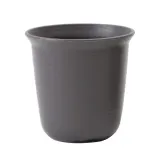 원형 플라스틱 화분 그레이 3호