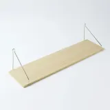 공간데코 벽선반 (60x15cm) (내추럴우드) 무타공선반