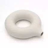 루미 도자기 인테리어 꽃병(23.5cm) (베이지)
