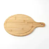 대나무 손잡이 피자트레이(원형) 33cmx24cm